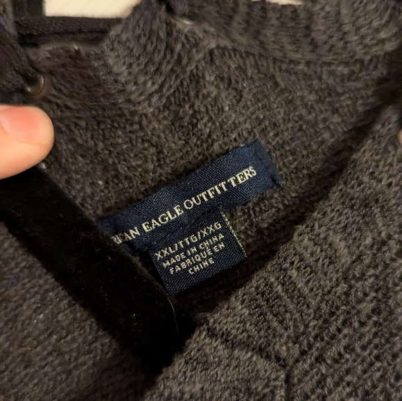 American Eagle Charcoal Gray Sweater size XXL - Picture 5 of 7